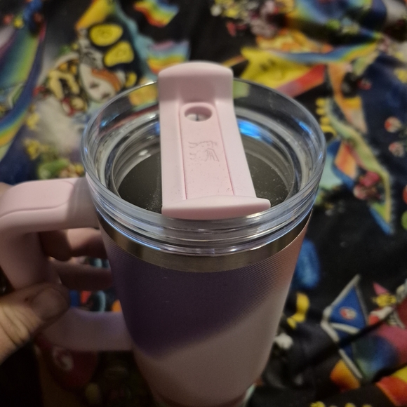 Stanley Pastel Pink and Purple Tumbler with Handle - Picture 2 of 5